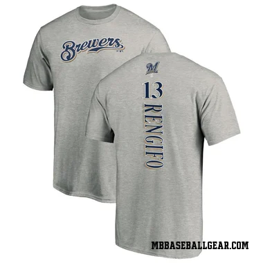 Ash Men's Luis Rengifo Milwaukee Brewers Backer T-Shirt -